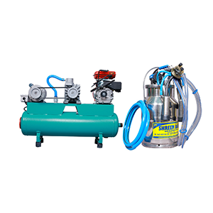 Milking Machine with Engine